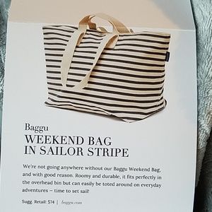 Baggu Weekender Bag Sailer Stripe
